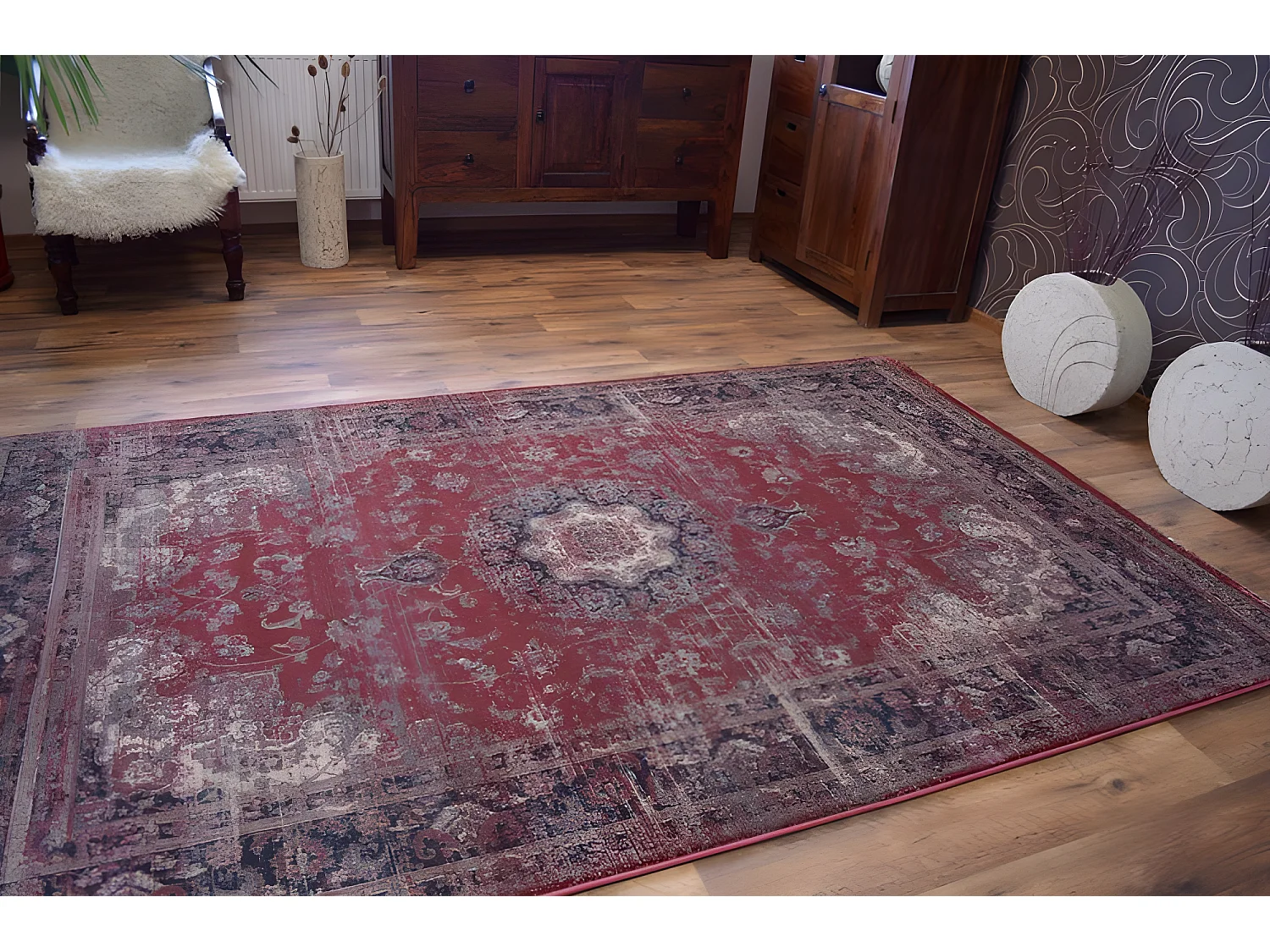 Tapijt heat-set JASMIN 8676 rust 180x270 cm