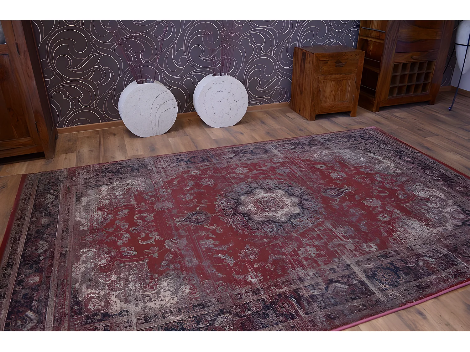 Tapijt heat-set JASMIN 8676 rust 180x270 cm