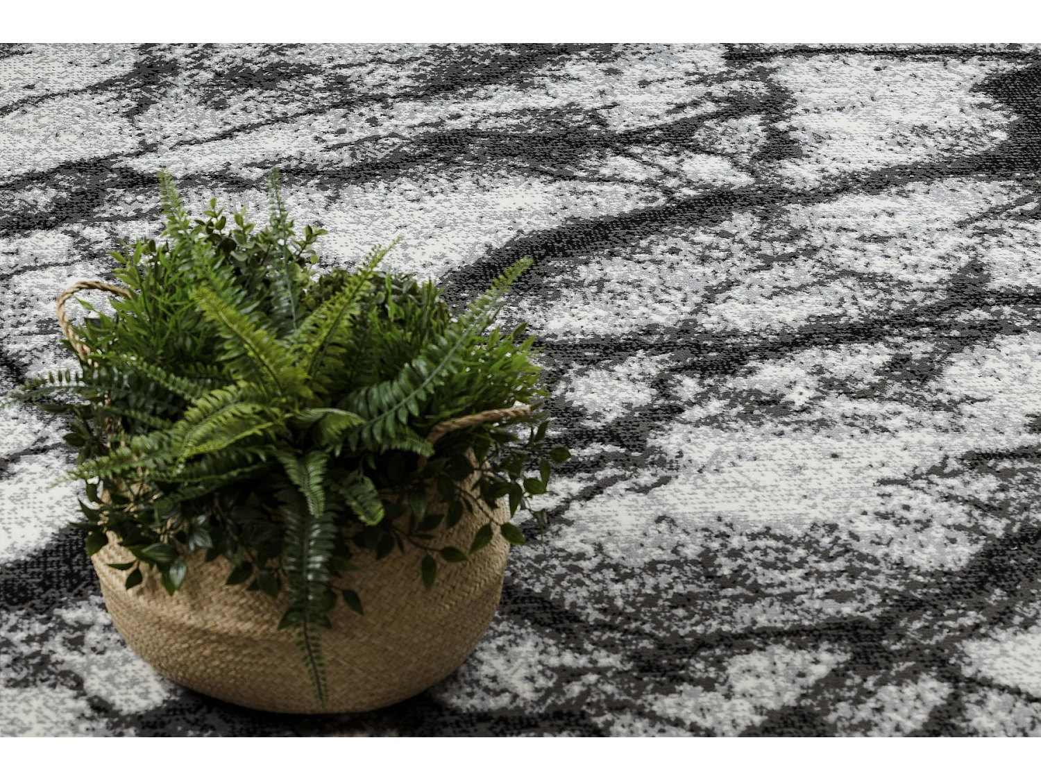 BCF Rug Morad MARMUR marbre - gris 300x400 cm