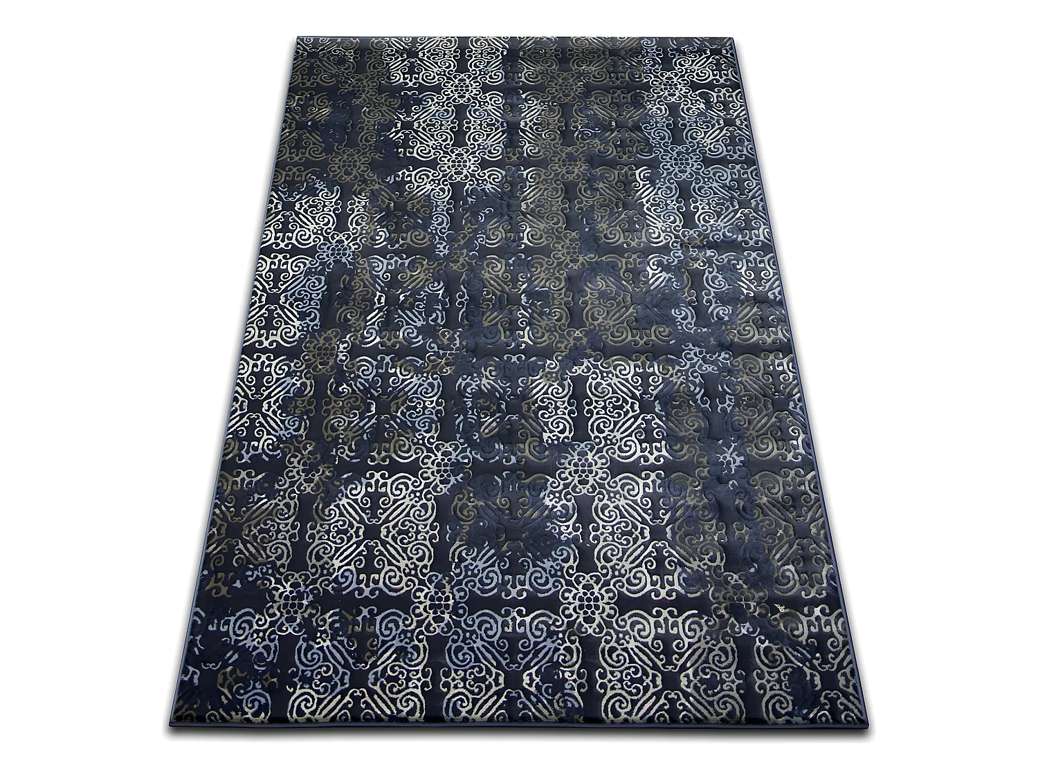 Tapijt DROP JASMIN 453 donkerblauw  160x220 cm