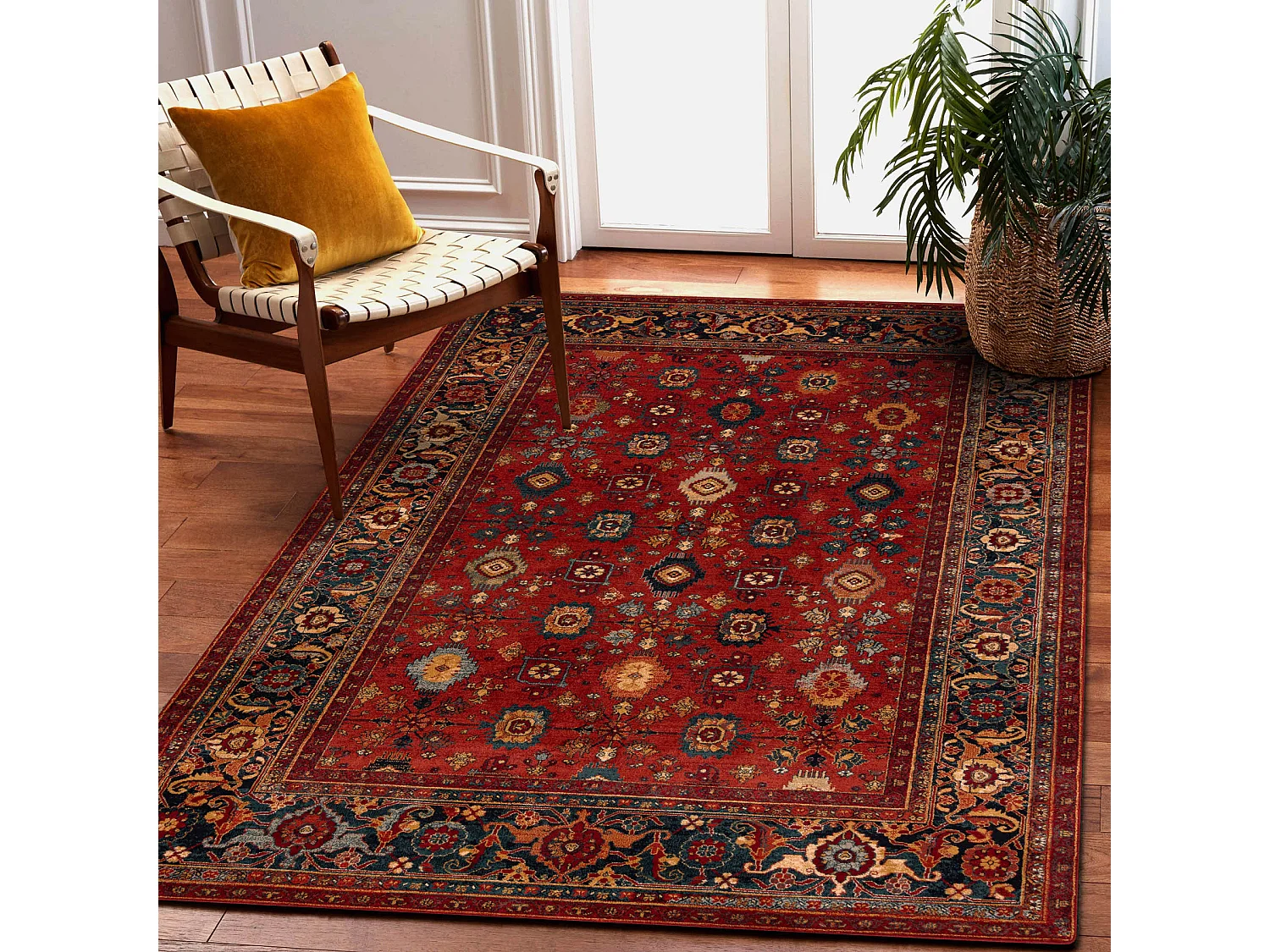 tapijt OMEGA PARILLO frame robijn 170x235 cm