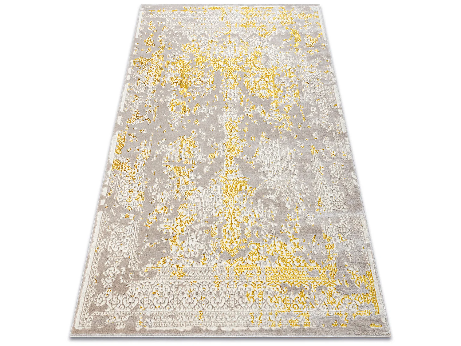 Tapijt CORE 3807 Ornament Vintage - structureel, twee lagen vlies, bei 160x220 cm