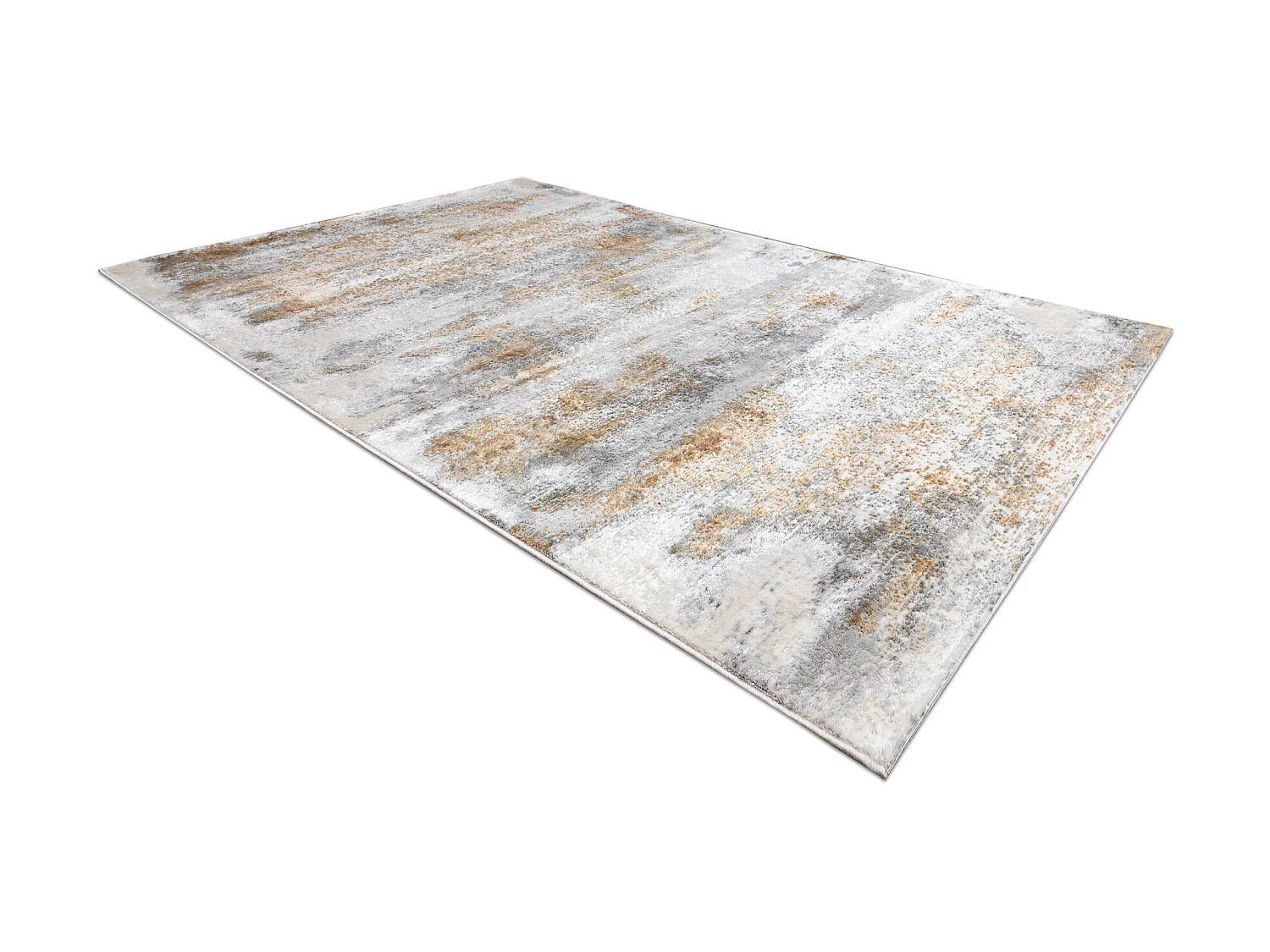 Tapis ACRYLIQUE ELITRA 8105 Abstraction vintage ivoire / orange  240x350 cm