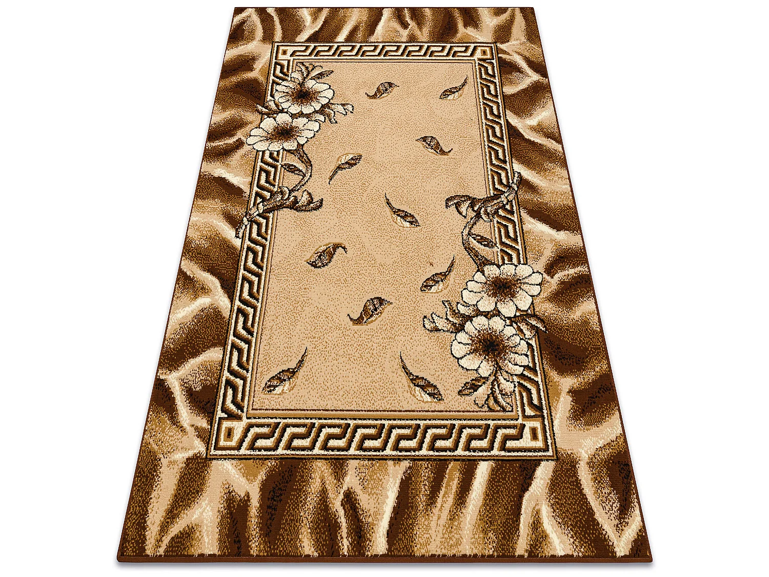 BCF Rug Morad TRIO fleurs, feuilles classique - vieil or 300x400 cm