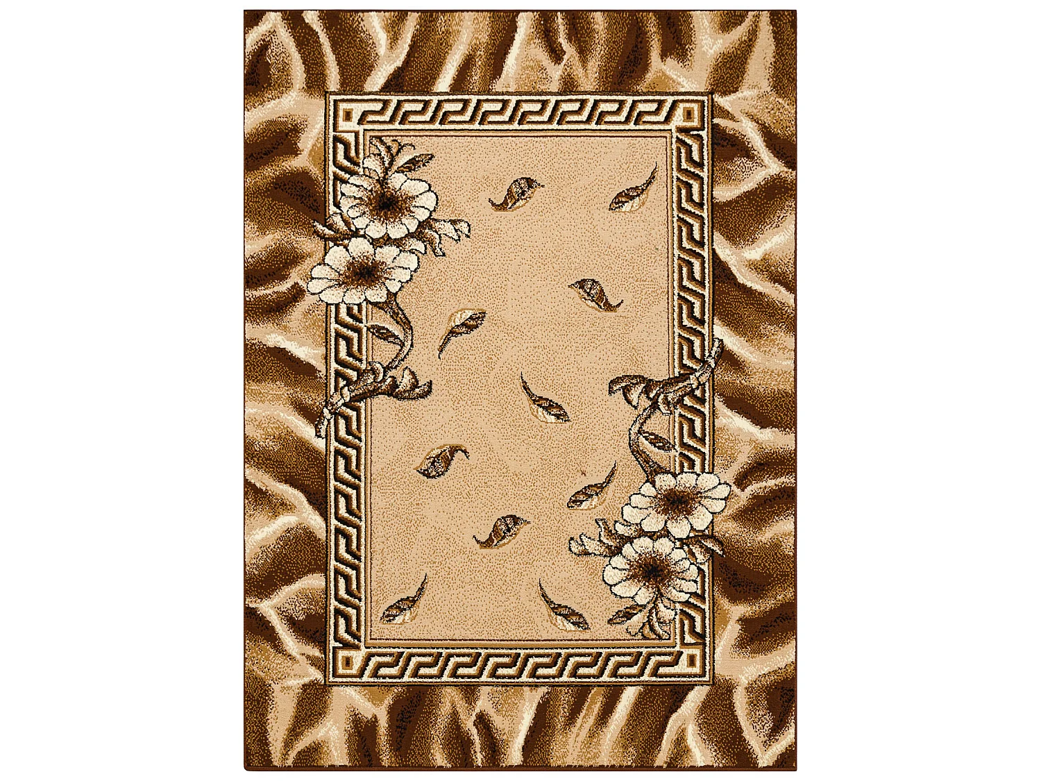 BCF Rug Morad TRIO fleurs, feuilles classique - vieil or 300x400 cm