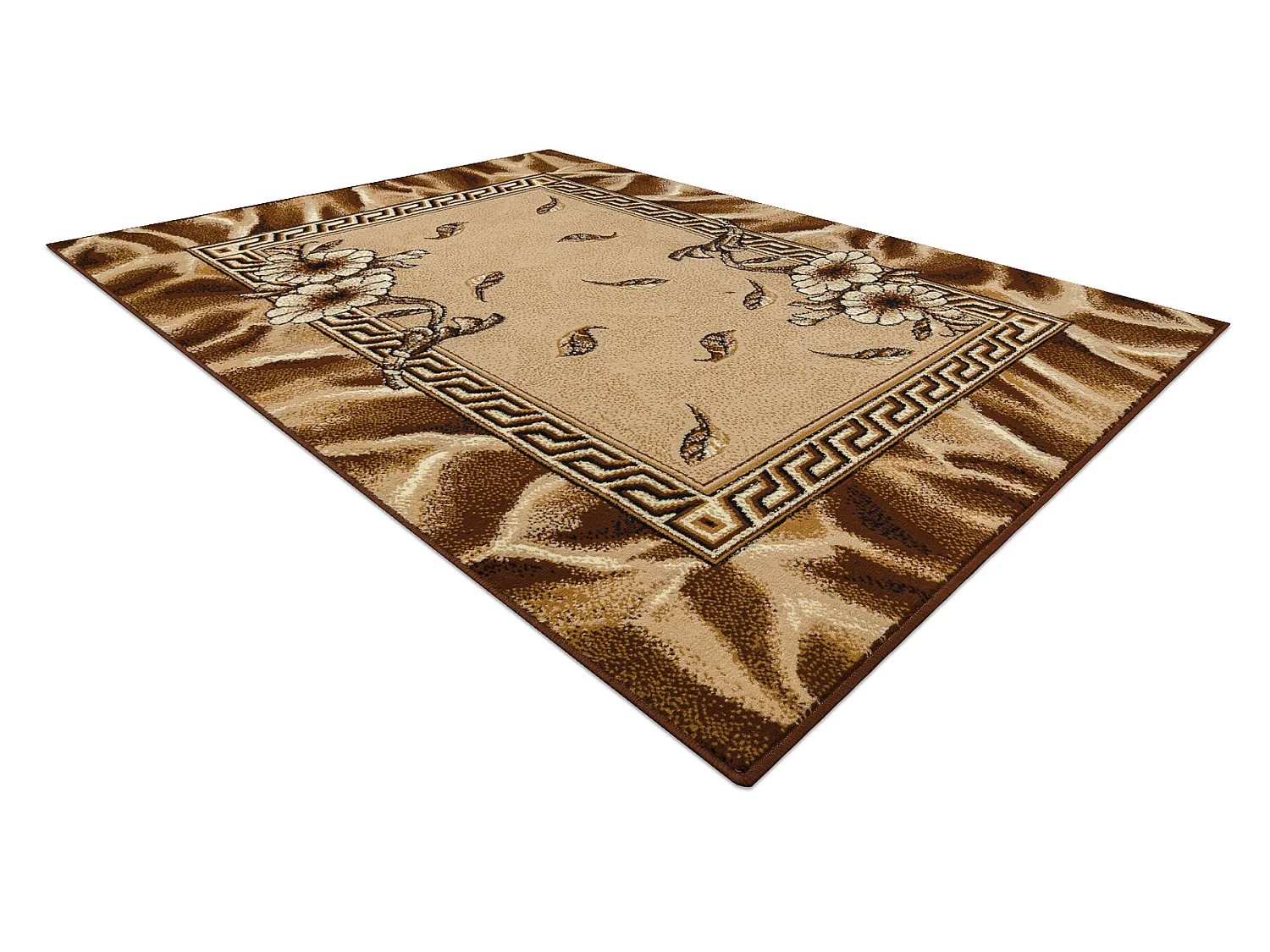 BCF Rug Morad TRIO fleurs, feuilles classique - vieil or 300x400 cm