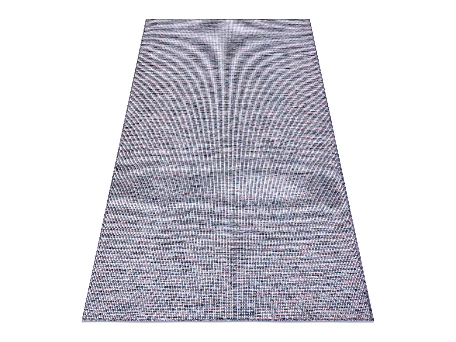 Tapis SIZAL PATIO 2778 tissé à plat bleu / rose / beige 78x150 cm