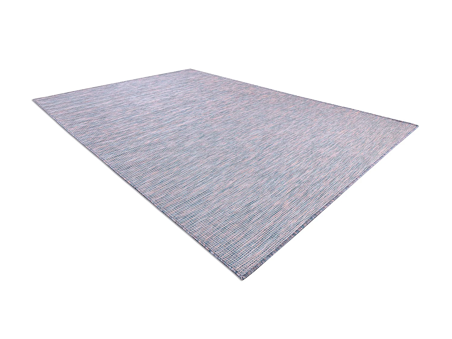 Tapis SIZAL PATIO 2778 tissé à plat bleu / rose / beige 78x150 cm
