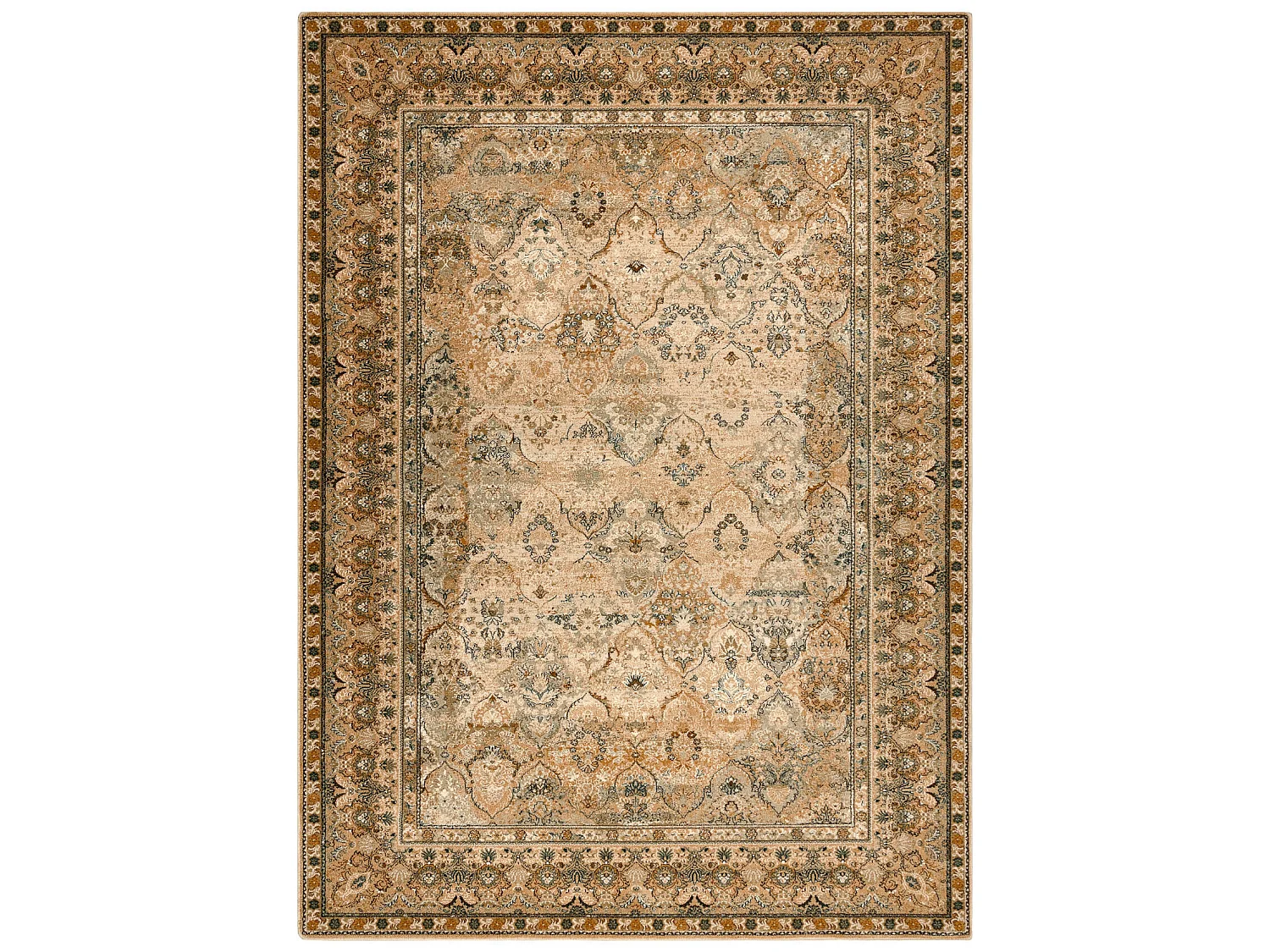 Tapis en laine OMEGA KASHMIR crème 200x300 cm