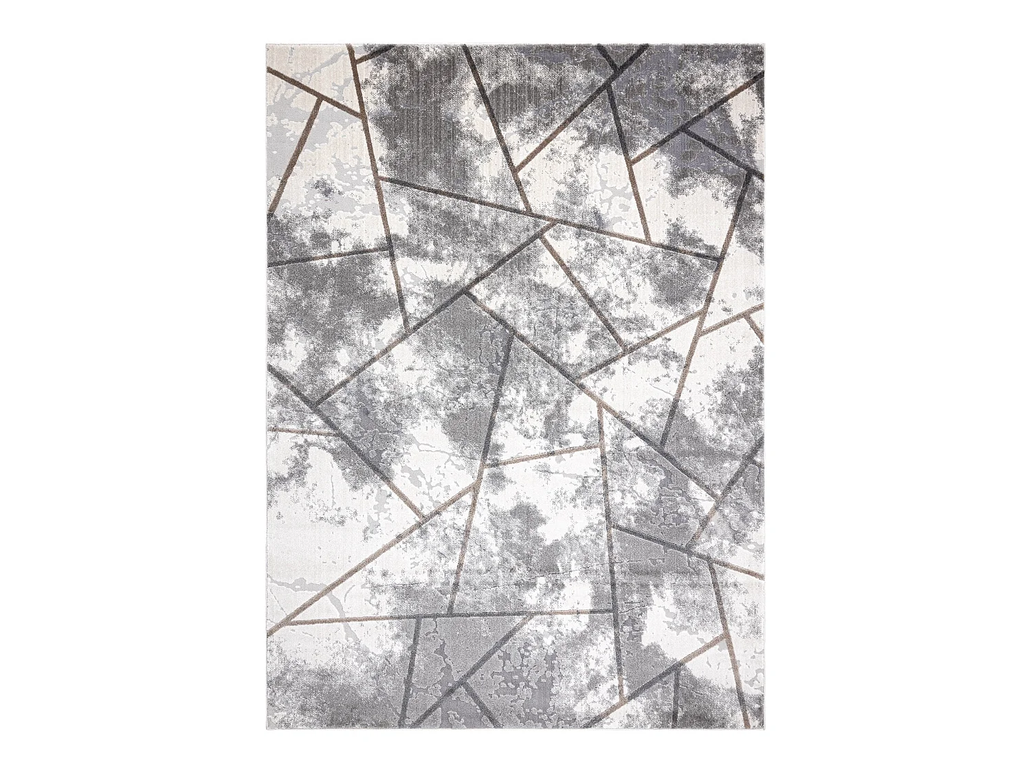 Tapijt NOBLE modern 1518 67 Versleten , geometrisch , Structureel, twe 160x220 cm