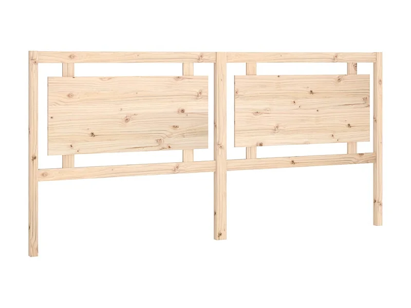 Tête de lit 205,5x4x100 cm Bois massif de pin POI65295 BonneVie Meuble