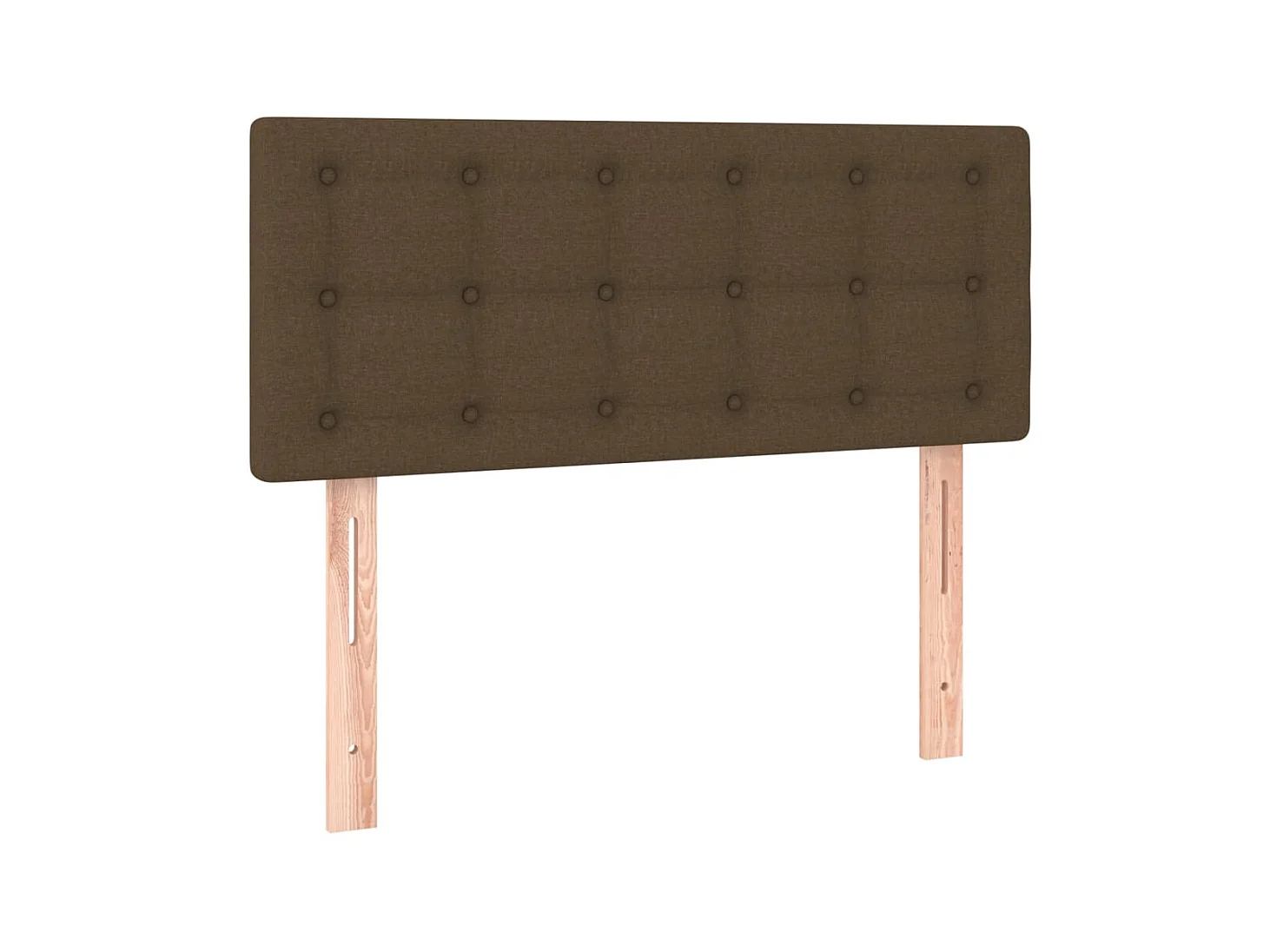 Tête de lit Marron Foncé 90x5x78/88 cm Tissu POI79151 BonneVie Meuble