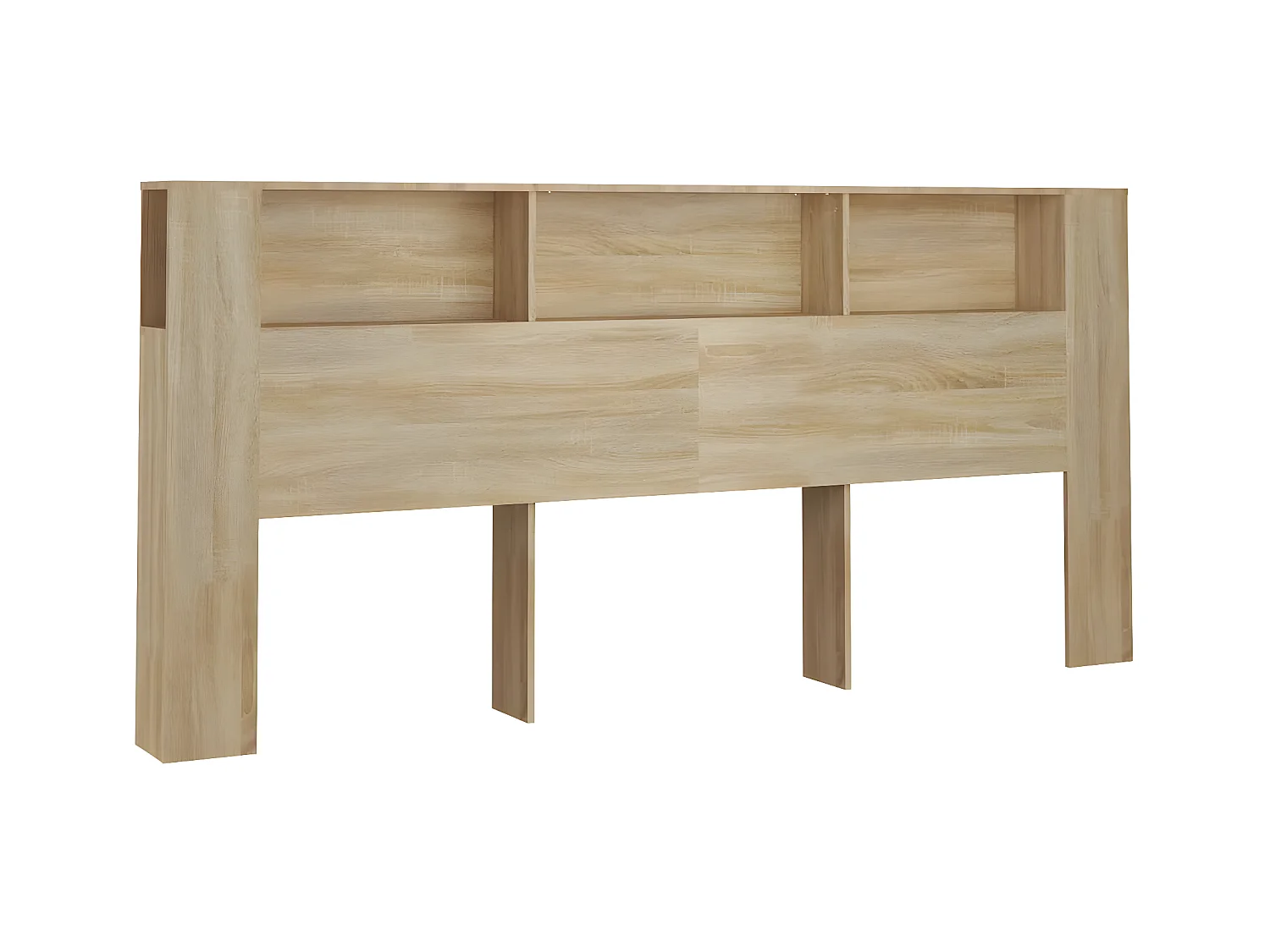 Testiera | Testata del letto con Scomparti Rovere Sonoma 220x18,5x104,5 cm