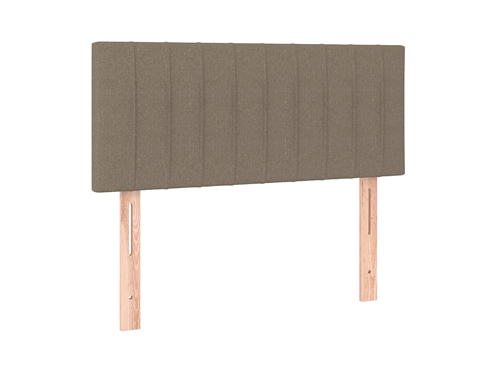 Tête de lit Taupe 90x5x78/88 cm Tissu POI26847 BonneVie Meuble