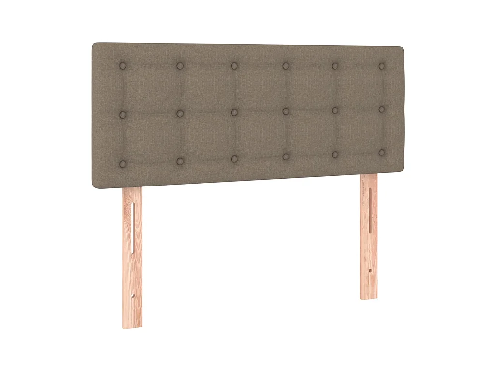 Tête de lit Taupe 90x5x78/88 cm Tissu POI96913 BonneVie Meuble