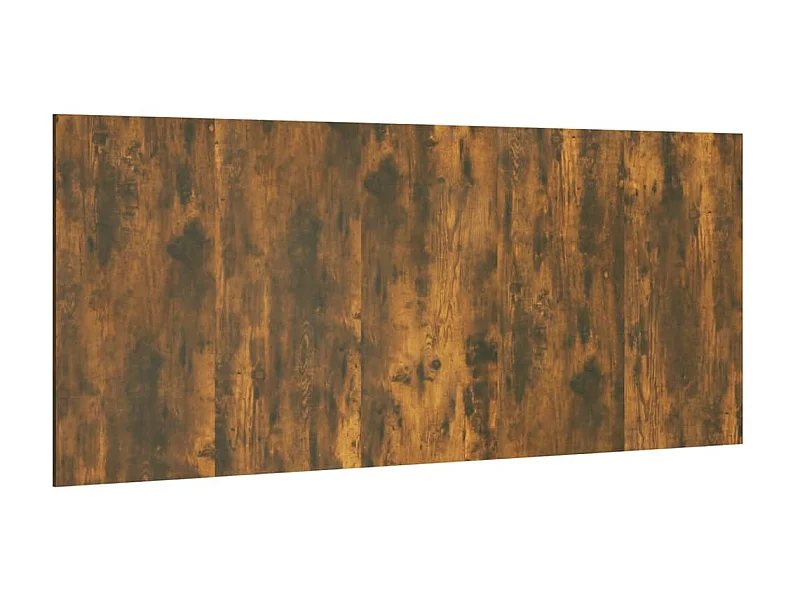 Tête de lit Chêne fumé 200x1,5x80 cm Bois d'ingénierie POI11948 BonneVie Meuble