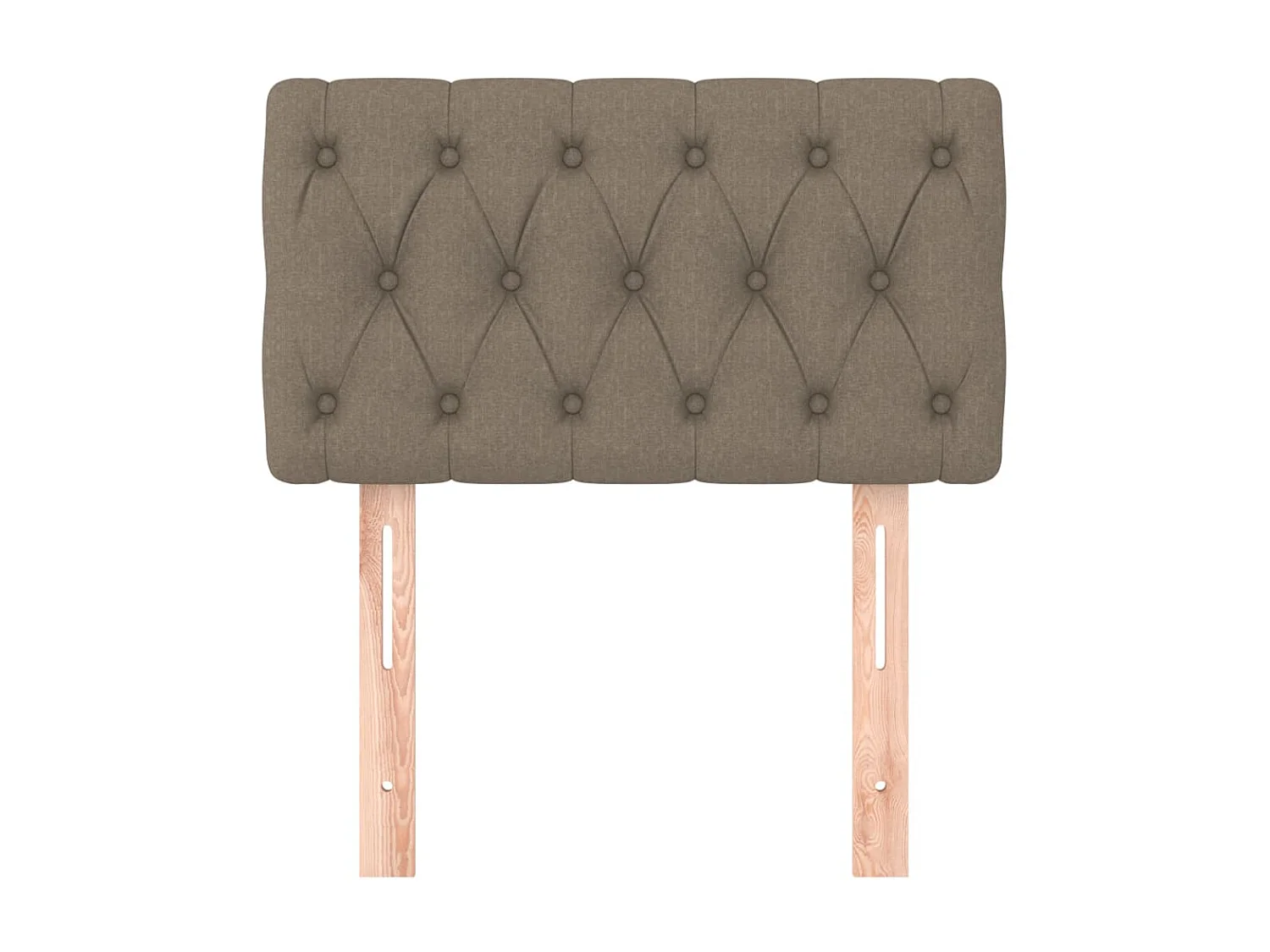 Tête de lit Taupe 80x7x78/88 cm Tissu POI79511 BonneVie Meuble