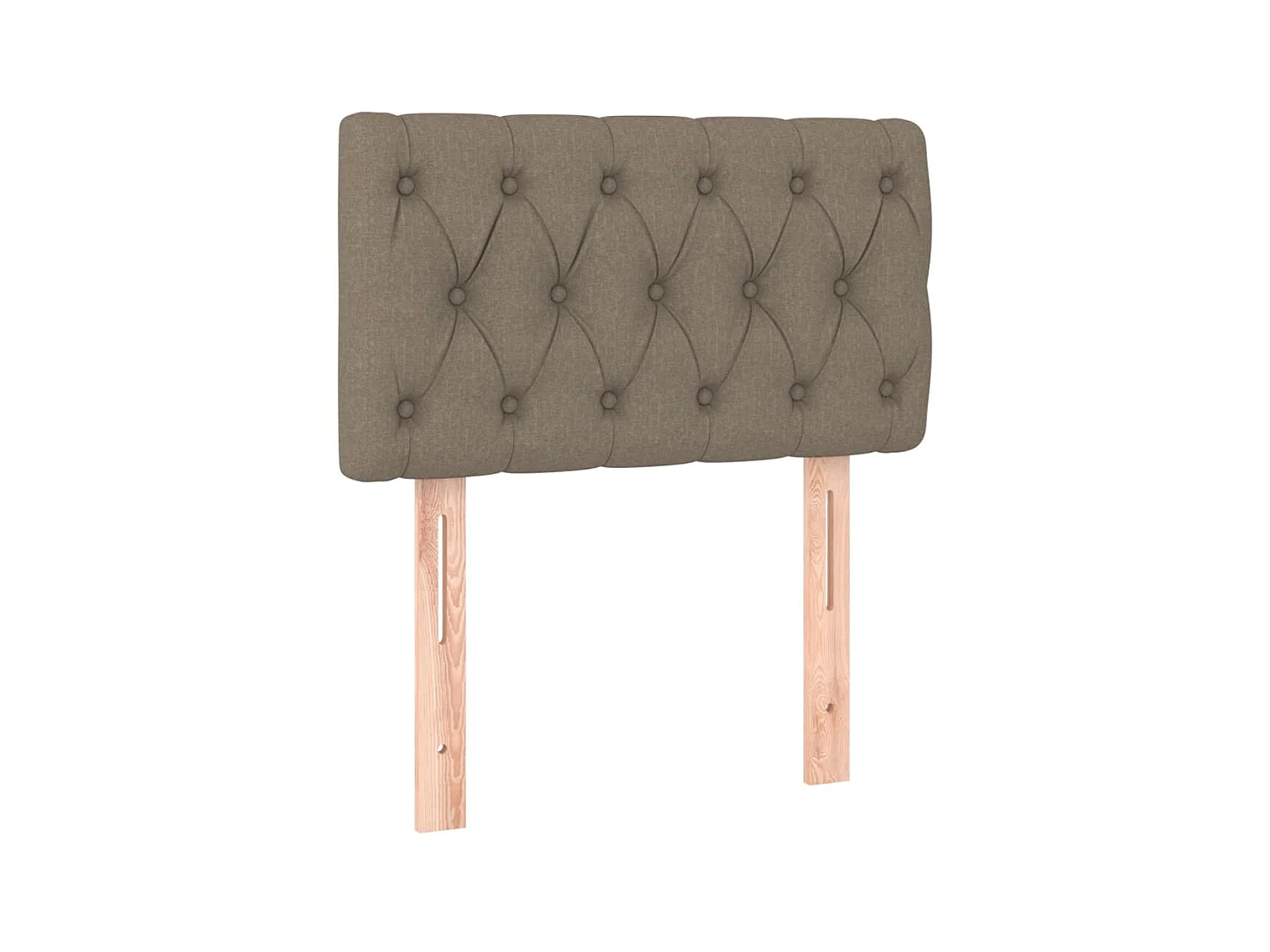 Tête de lit Taupe 80x7x78/88 cm Tissu POI79511 BonneVie Meuble