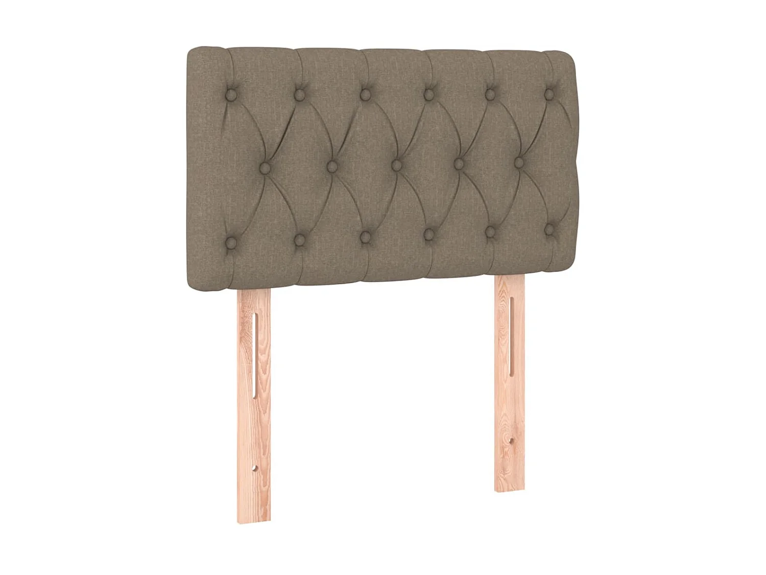Tête de lit Taupe 80x7x78/88 cm Tissu POI79511 BonneVie Meuble