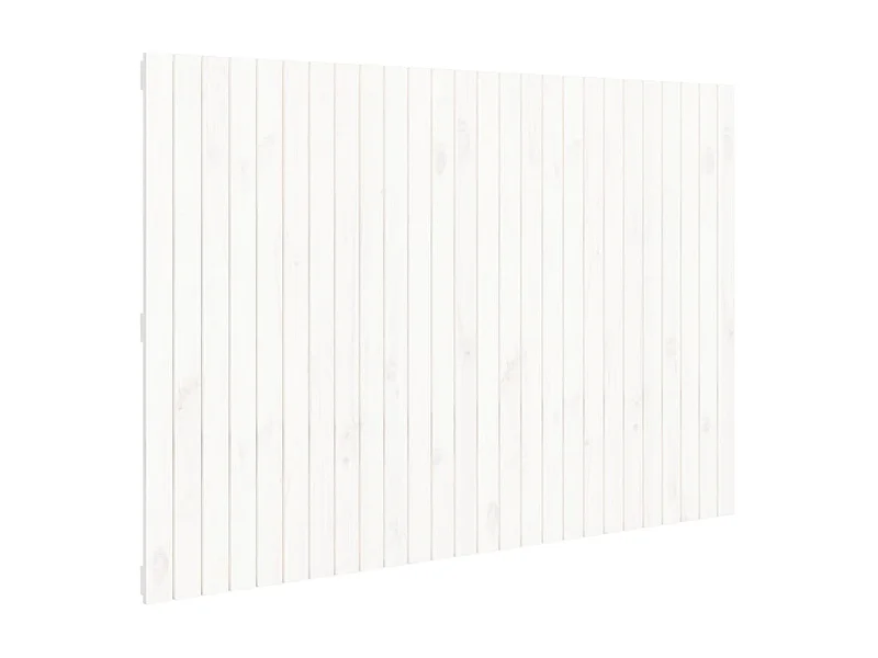 Wandhoofdbord 166x3x110 cm massief grenenhout wit NL671086