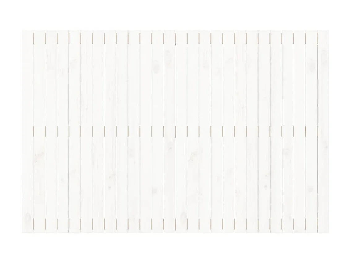 Wandhoofdbord 166x3x110 cm massief grenenhout wit NL671086