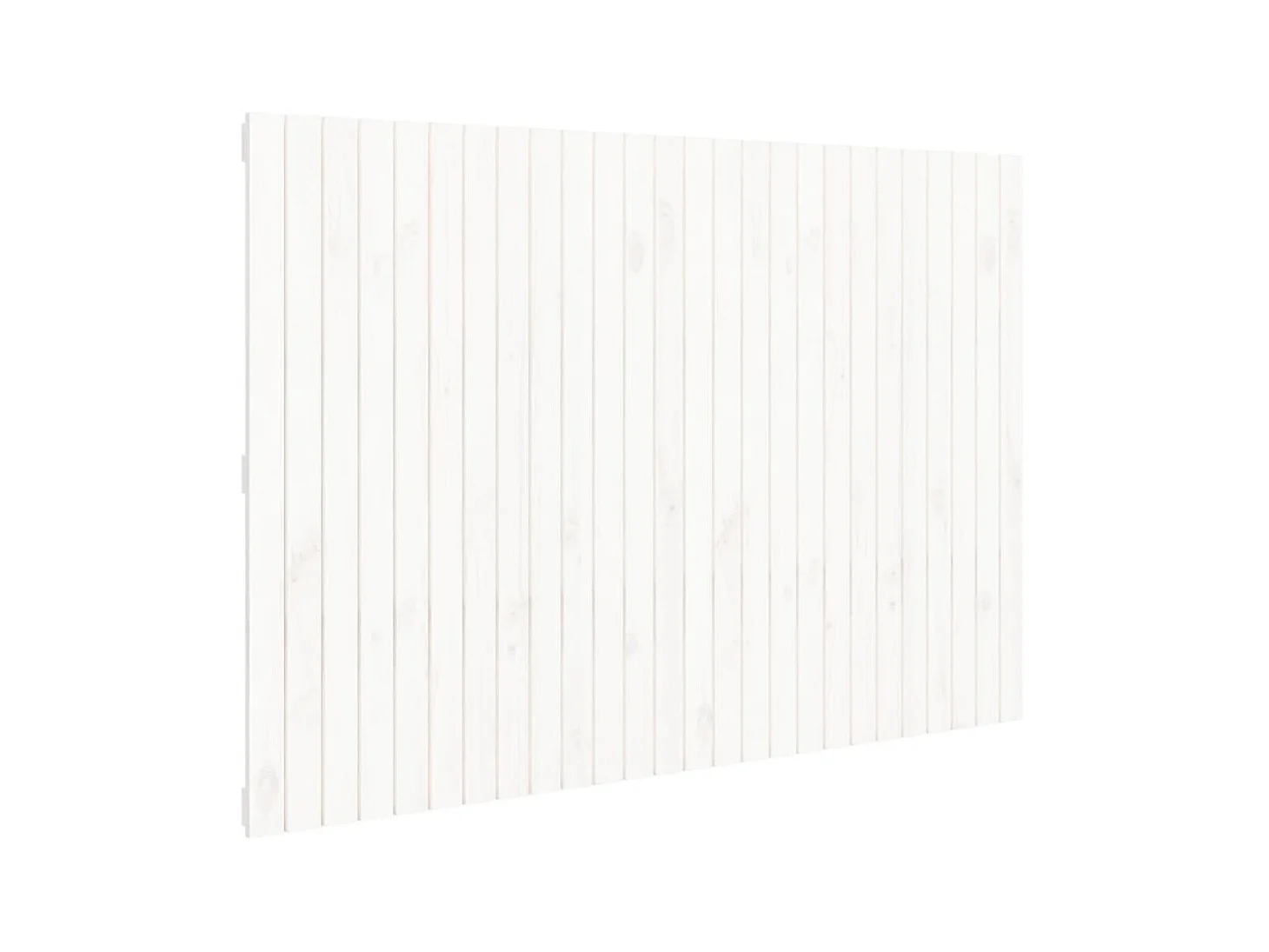 Testiera | Testata del letto da Parete Bianca 166x3x110 cm Legno Massello di Pino