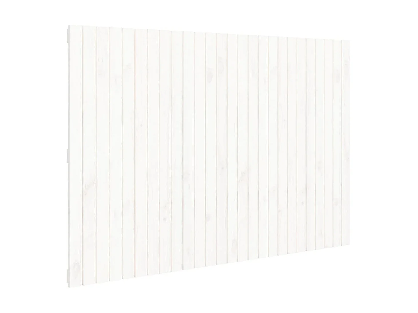 Tête de lit murale Blanc 166x3x110 cm Bois massif de pin POI82811 BonneVie Meuble