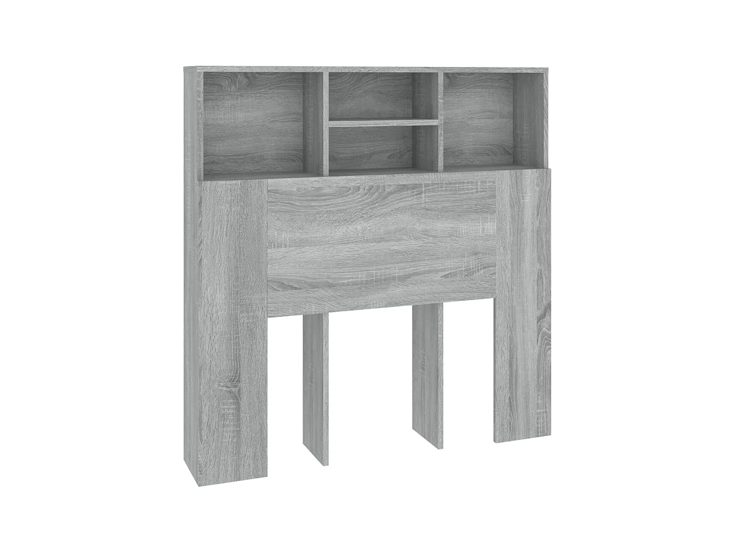 Hoofdbordkast 100x19x103,5 cm grijs sonoma eikenkleurig NL195092