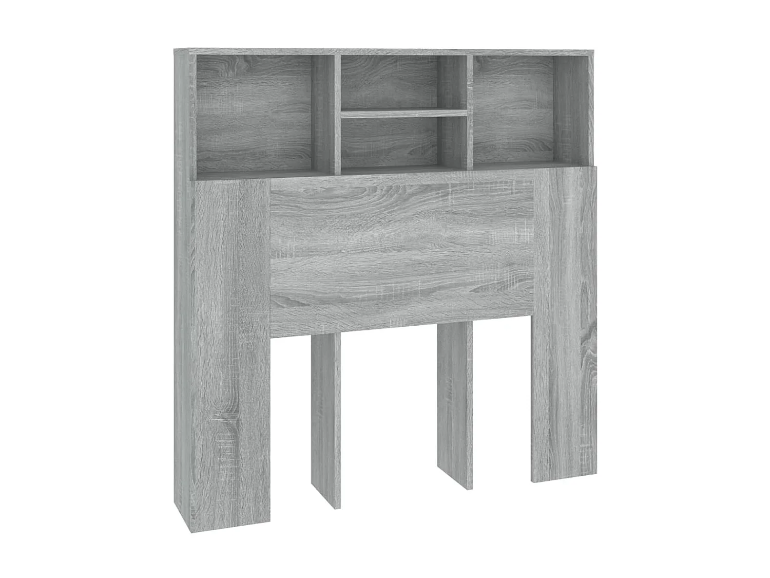 Armoire de tête de lit Sonoma gris 100x19x103,5 cm POI95071 BonneVie Meuble