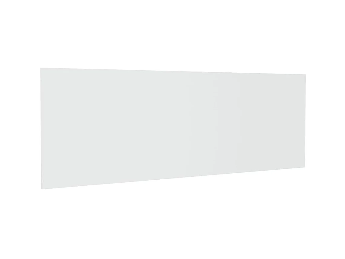 Tête de lit murale Blanc 240x1,5x80 cm Bois d'ingénierie POI94706 BonneVie Meuble