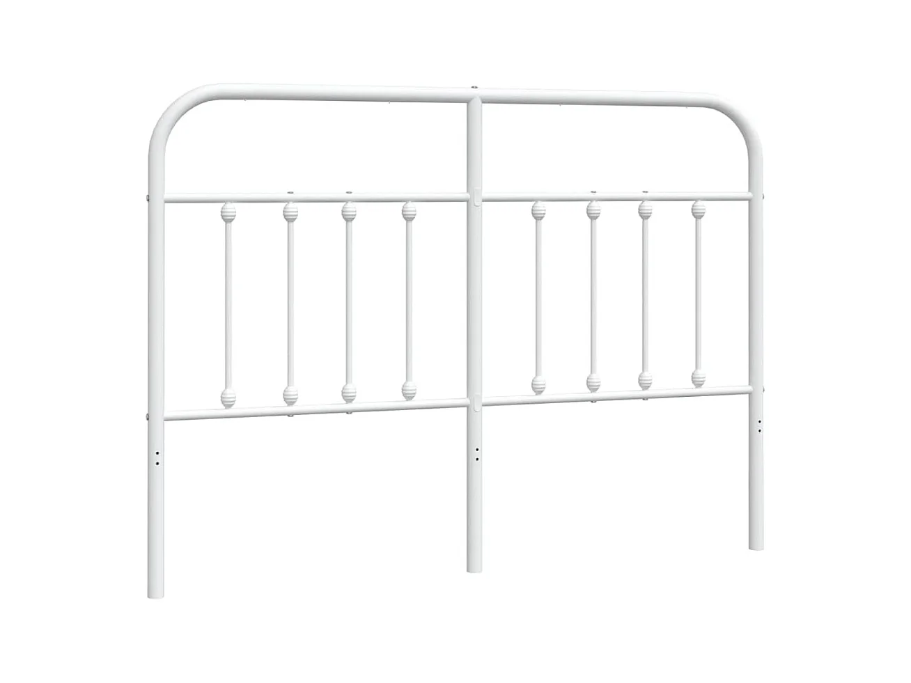 Tête de lit métal blanc 135 cm POI20083 BonneVie Meuble