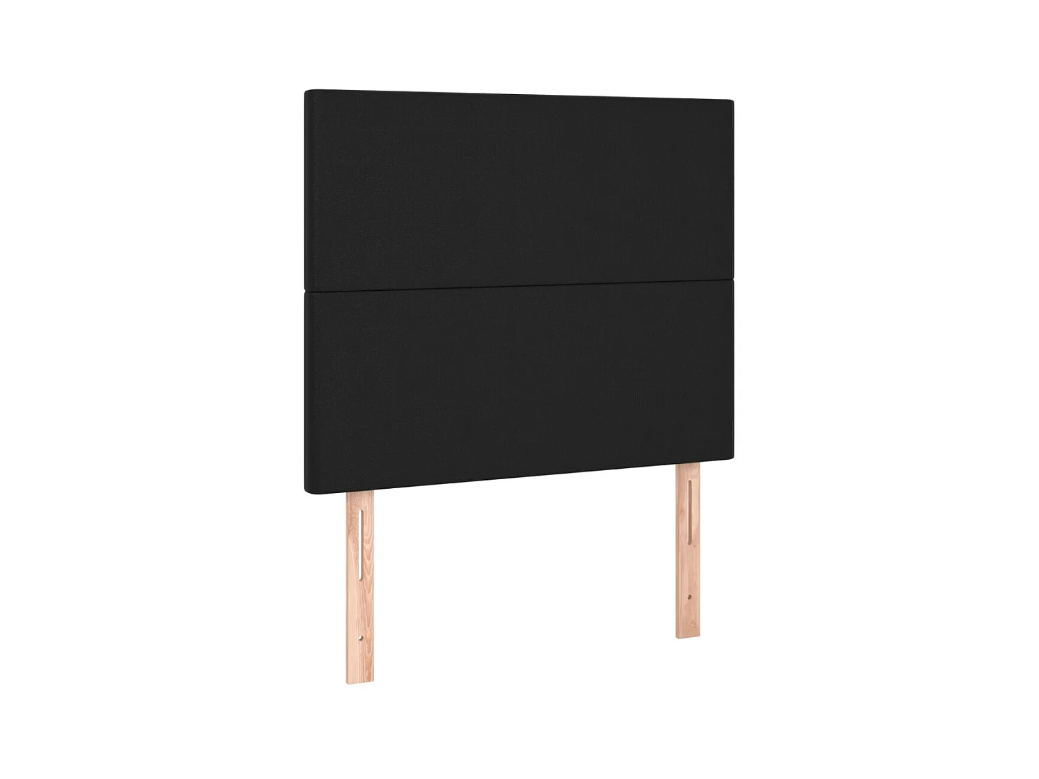 Testiere | Testate del letto 2 pz Nero 90x5x78/88 cm in Similpelle