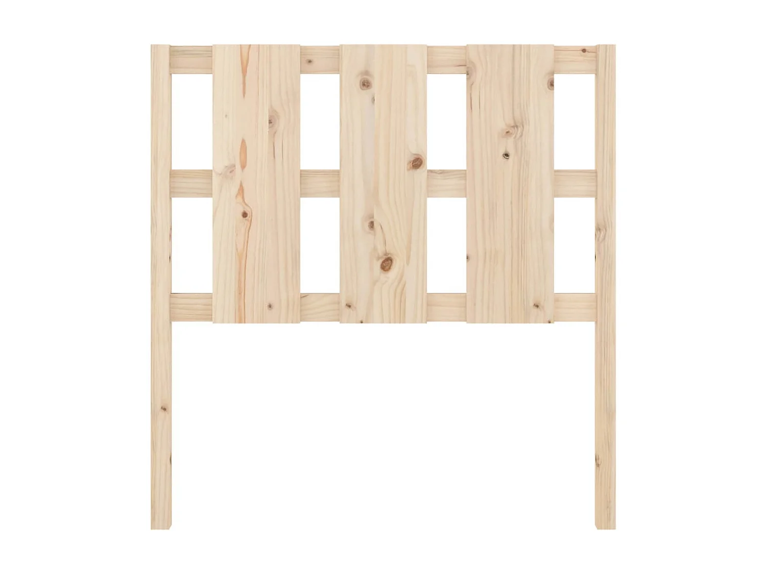 Tête de lit 105,5x4x100 cm Bois massif de pin POI81879 BonneVie Meuble