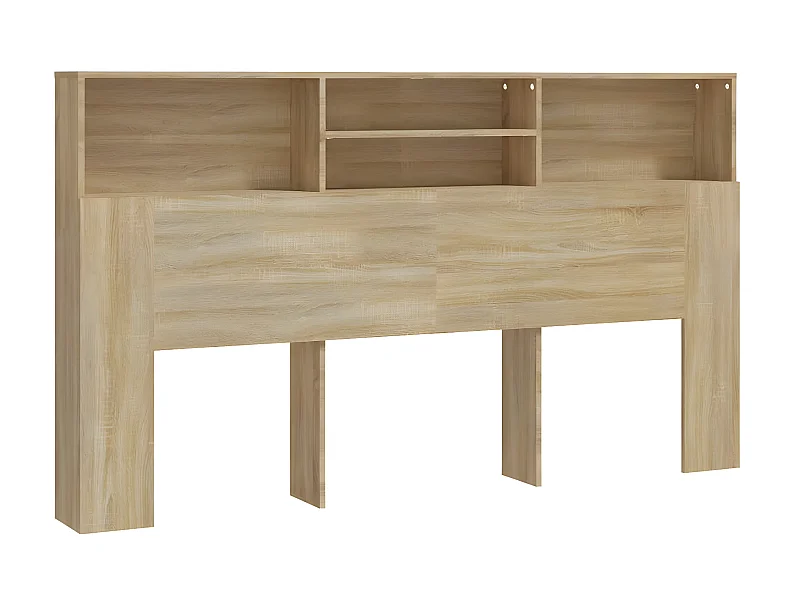 Testiera | Testata del letto con Scomparti Rovere Sonoma 180x19x103,5 cm