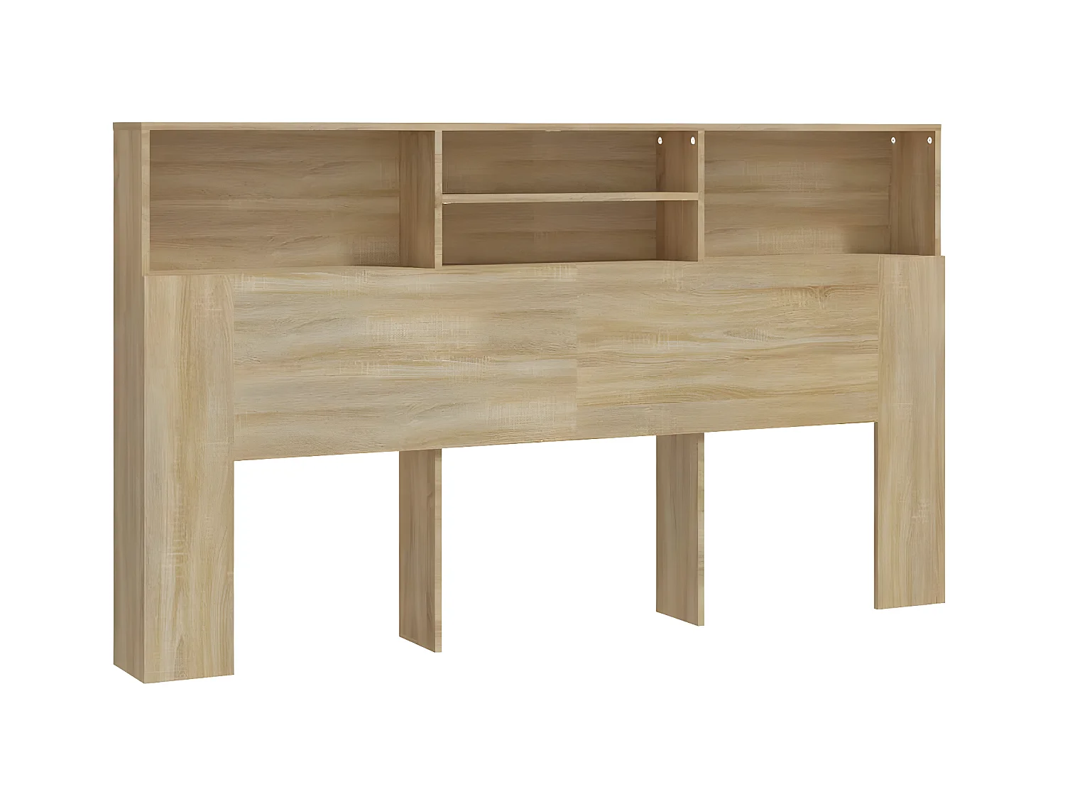 Testiera | Testata del letto con Scomparti Rovere Sonoma 180x19x103,5 cm