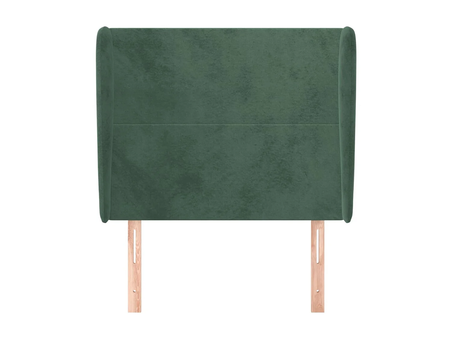 Cabecero con orejas de terciopelo verde oscuro 103x23x118/128cm ES93263
