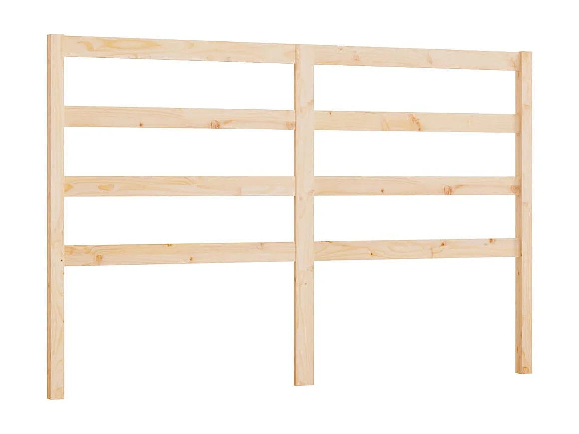 Tête de lit 141x4x100 cm Bois massif de pin POI46824 BonneVie Meuble