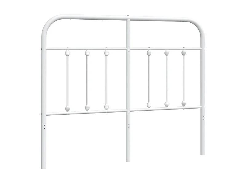 Cabeceira de cama 120 cm metal branco PT383525