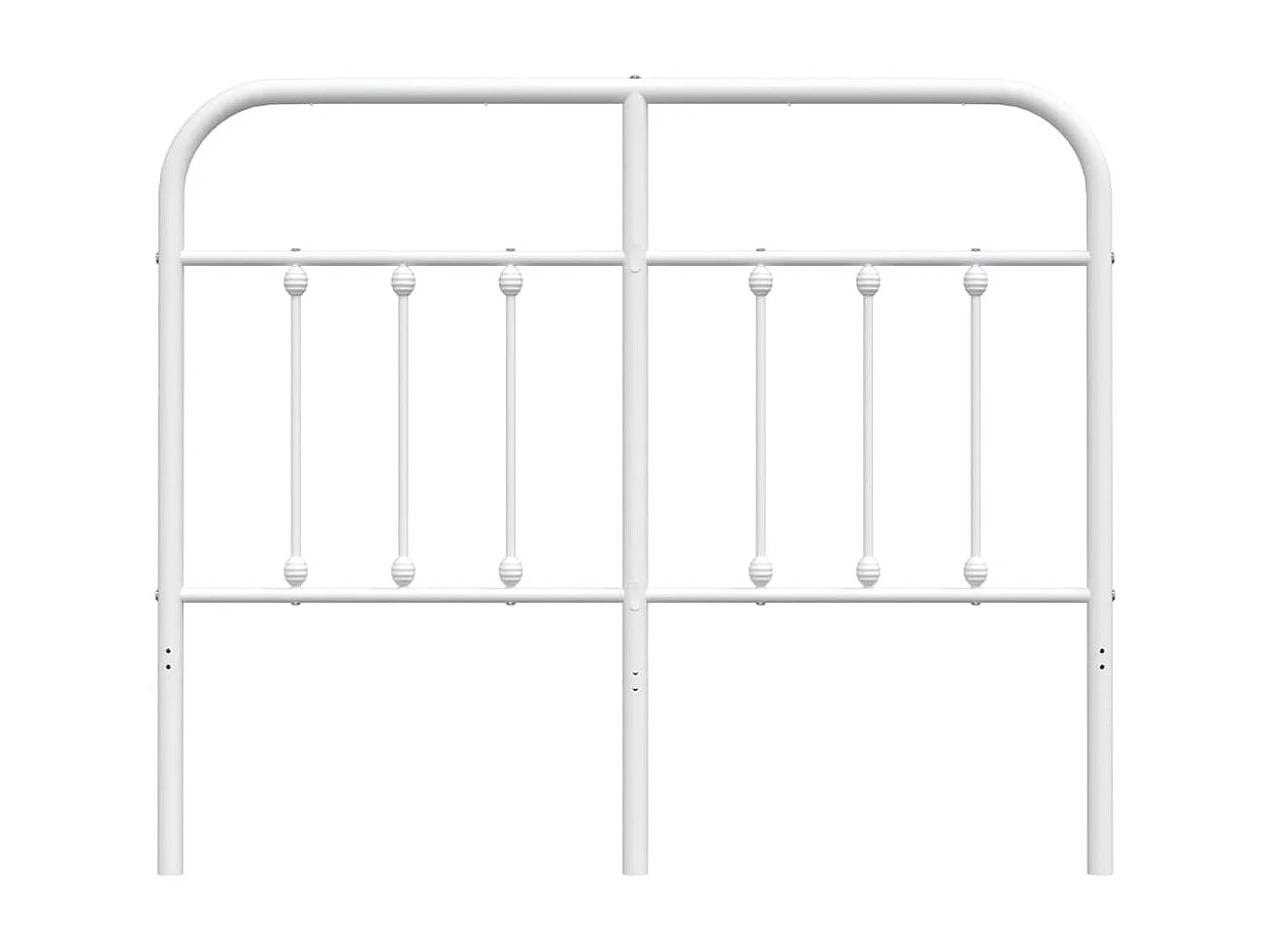 Cabeceira de cama 120 cm metal branco PT383525