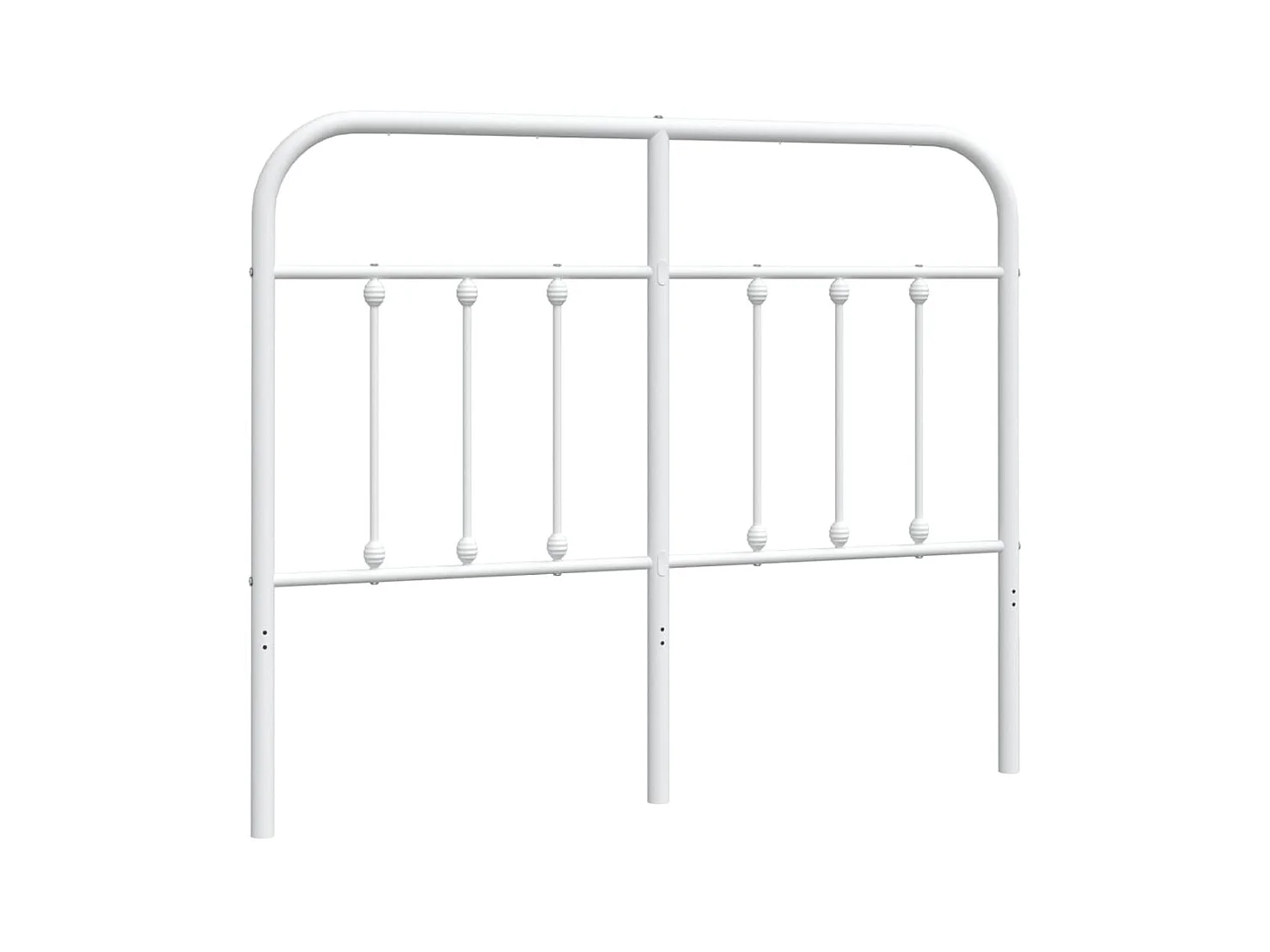 Tête de lit métal blanc 120 cm POI72432 BonneVie Meuble