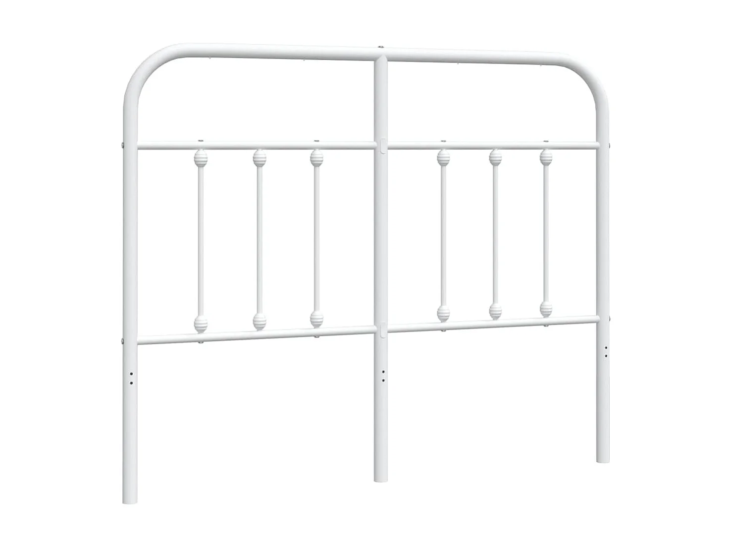 Tête de lit métal blanc 120 cm POI72432 BonneVie Meuble