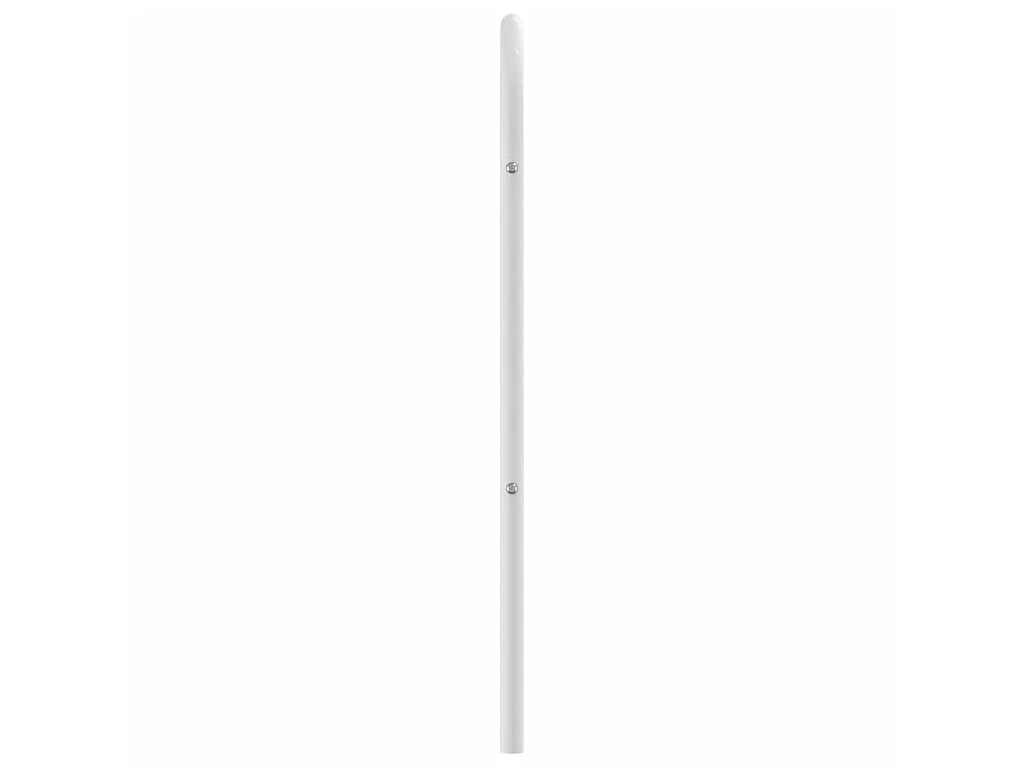 Tête de lit métal blanc 120 cm POI72432 BonneVie Meuble