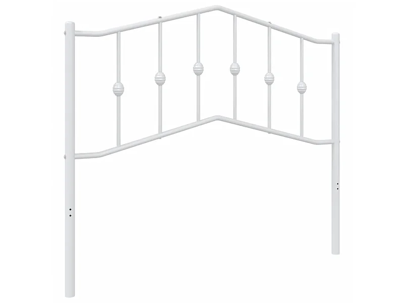 Hoofdbord 107 cm metaal wit NL252602