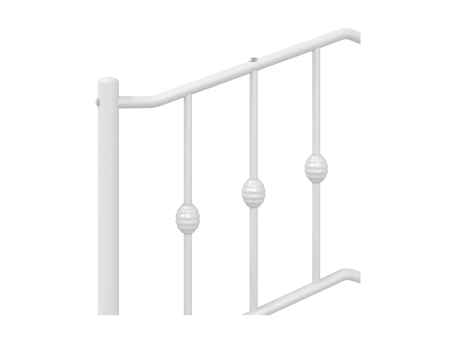 Hoofdbord 107 cm metaal wit NL252602