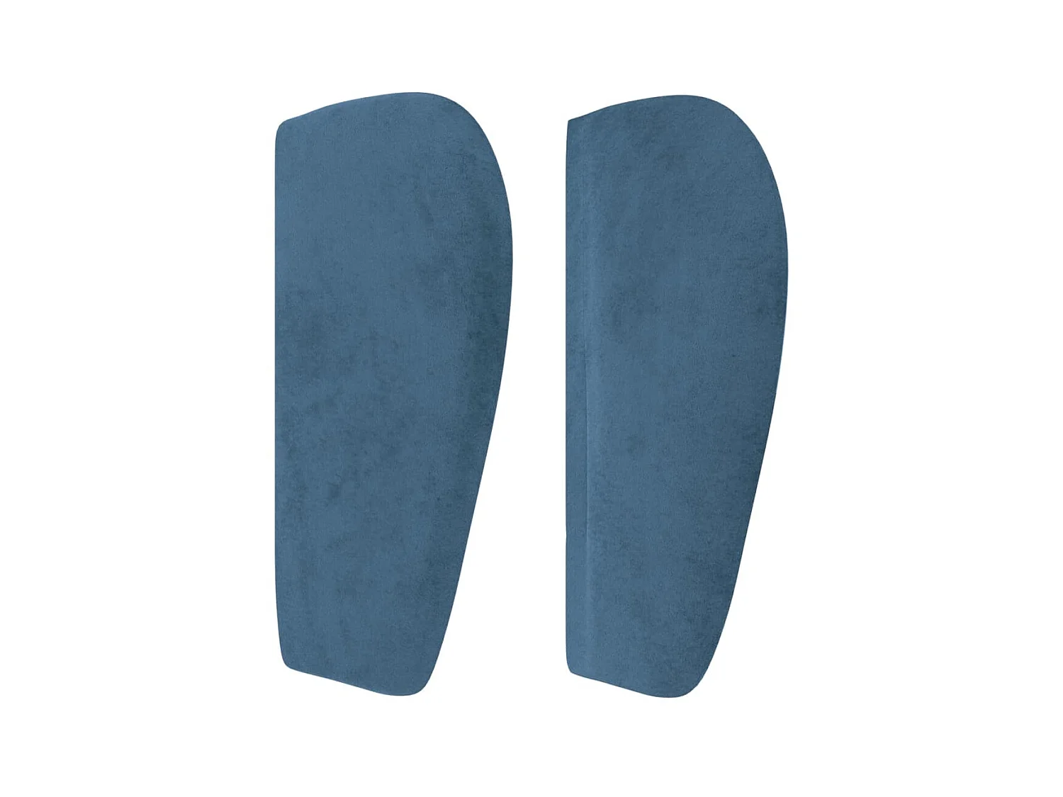 Cabecero de terciopelo azul oscuro 83x23x78/88 cm ES374345