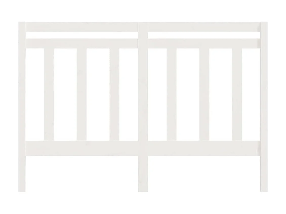 Tête de lit Blanc 166x4x100 cm Bois massif de pin POI38076 BonneVie Meuble