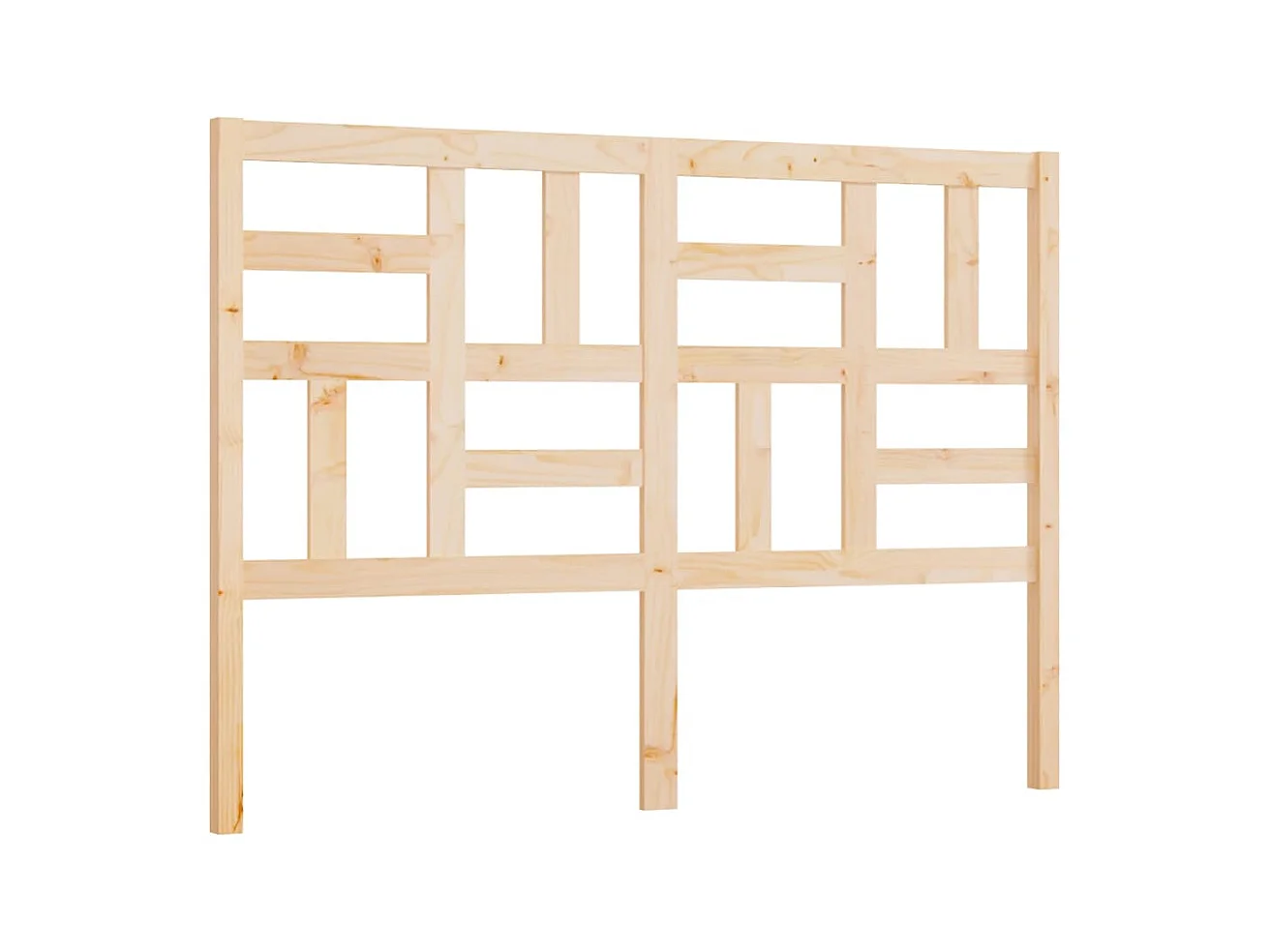 Cabecero de cama madera maciza de pino 156x4x104 cm ES68440