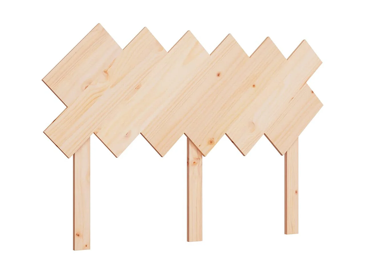 Tête de lit 132x3x81 cm Bois massif de pin POI57967 BonneVie Meuble