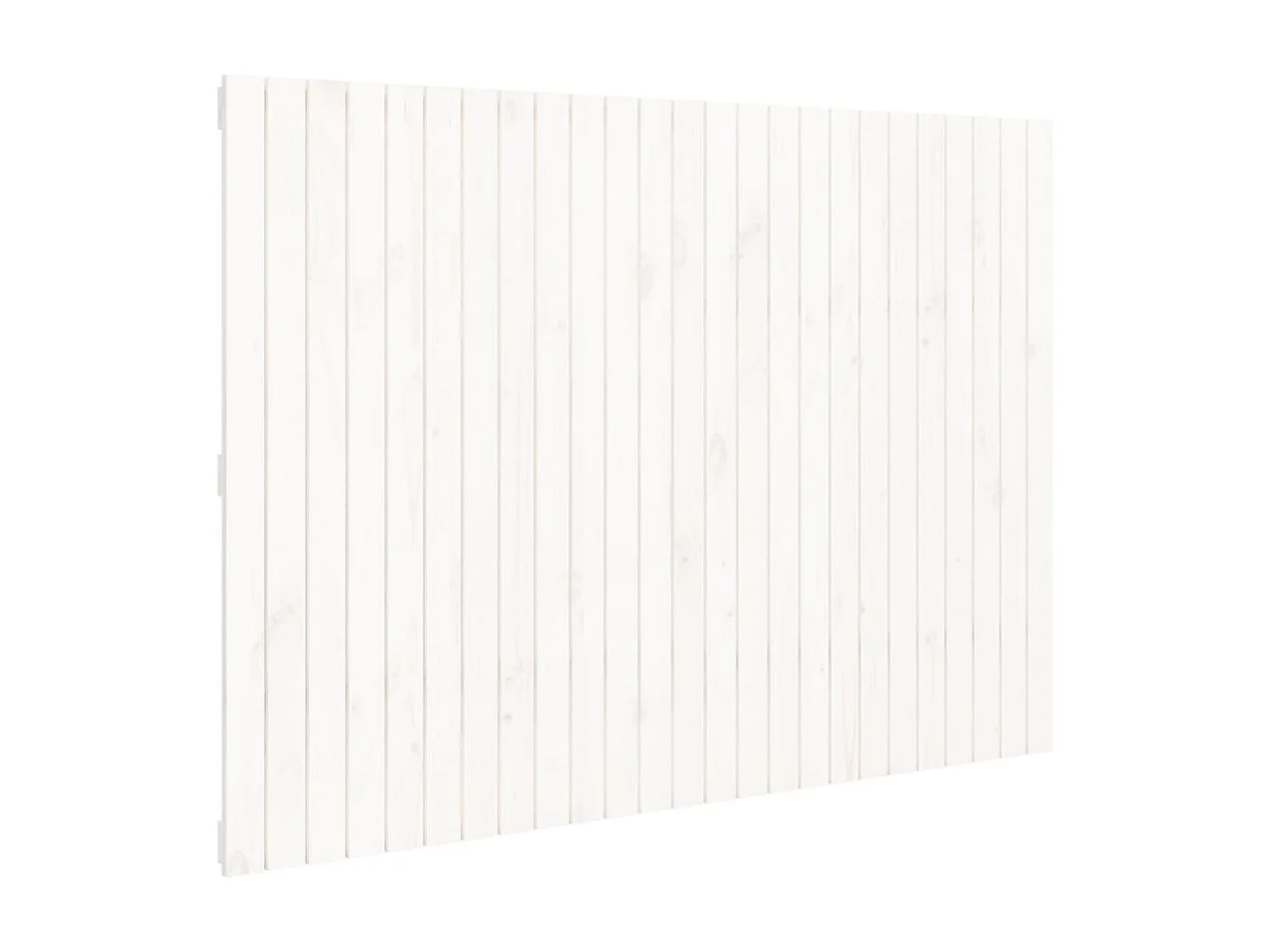 Tête de lit murale Blanc 159,5x3x110 cm Bois massif de pin POI98252 BonneVie Meuble