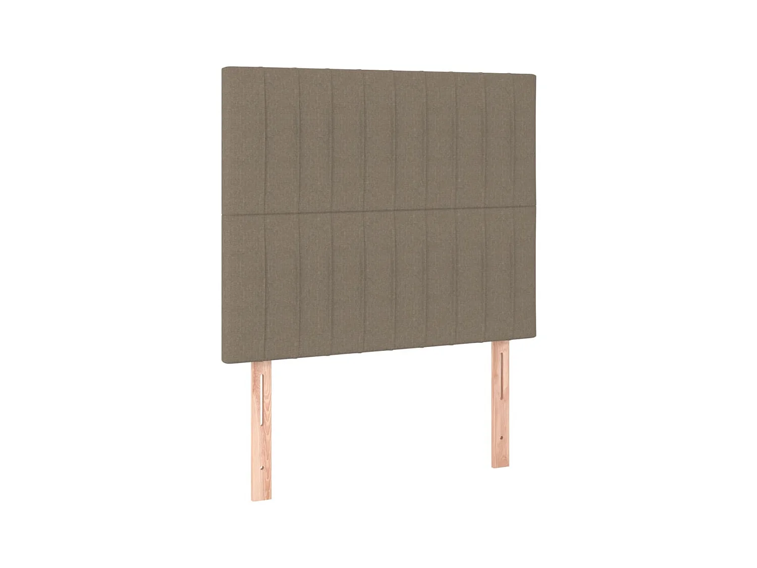 Têtes de lit 2 pcs Taupe 100x5x78/88 cm Tissu POI97540 BonneVie Meuble
